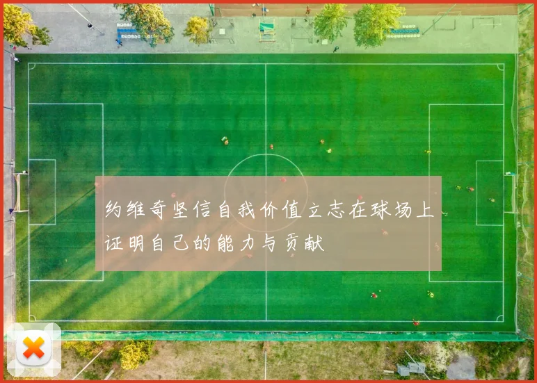约维奇坚信自我价值立志在球场上证明自己的能力与贡献